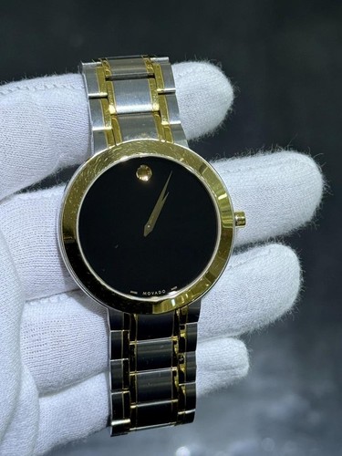 Movado deux tons homme cadran - tons,