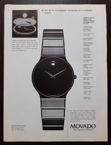 Movado publicité page - 1,
